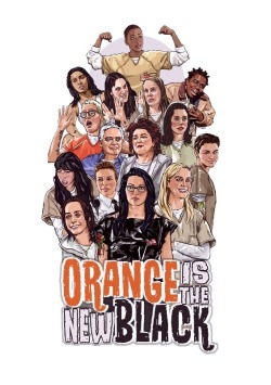 gayotpsandthelike:  victoryvague:  Orange is the New Black   This artwork is beautiful and badass af