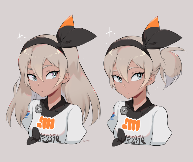 XXX milkayart:long hair bea + ponytail photo