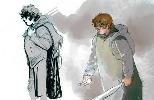 cuddlingthecthulhu:  Guess who’s back from a trip down nostalgia lanedid you answer mebecause it’s mei brought back doodles and hobbit related emotions 