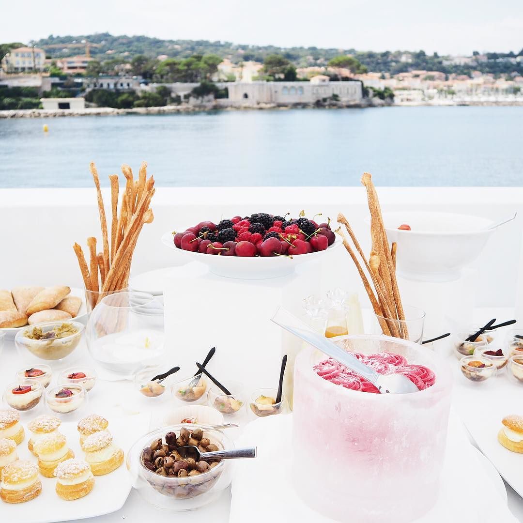 What an incredible spread over looking Monaco from the water yesterday aboard Ava