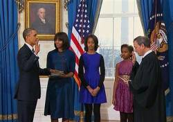 breakingnews:  Obama takes official oath