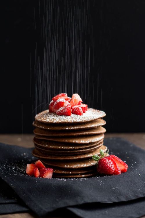 Chocolate Protein Pancakes - Chocolate Protein Pancakes that are light and amazingly healthy for you