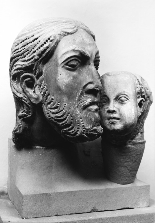 europeansculpture:  Arnolfo di Cambio (ca. 1240 – 1300 - 1310) - Christ and a Soul (fragment), 1294,