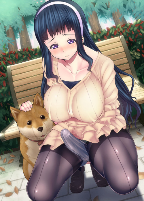crossdressing-couple: I love when Futa get hard in pantie =)
