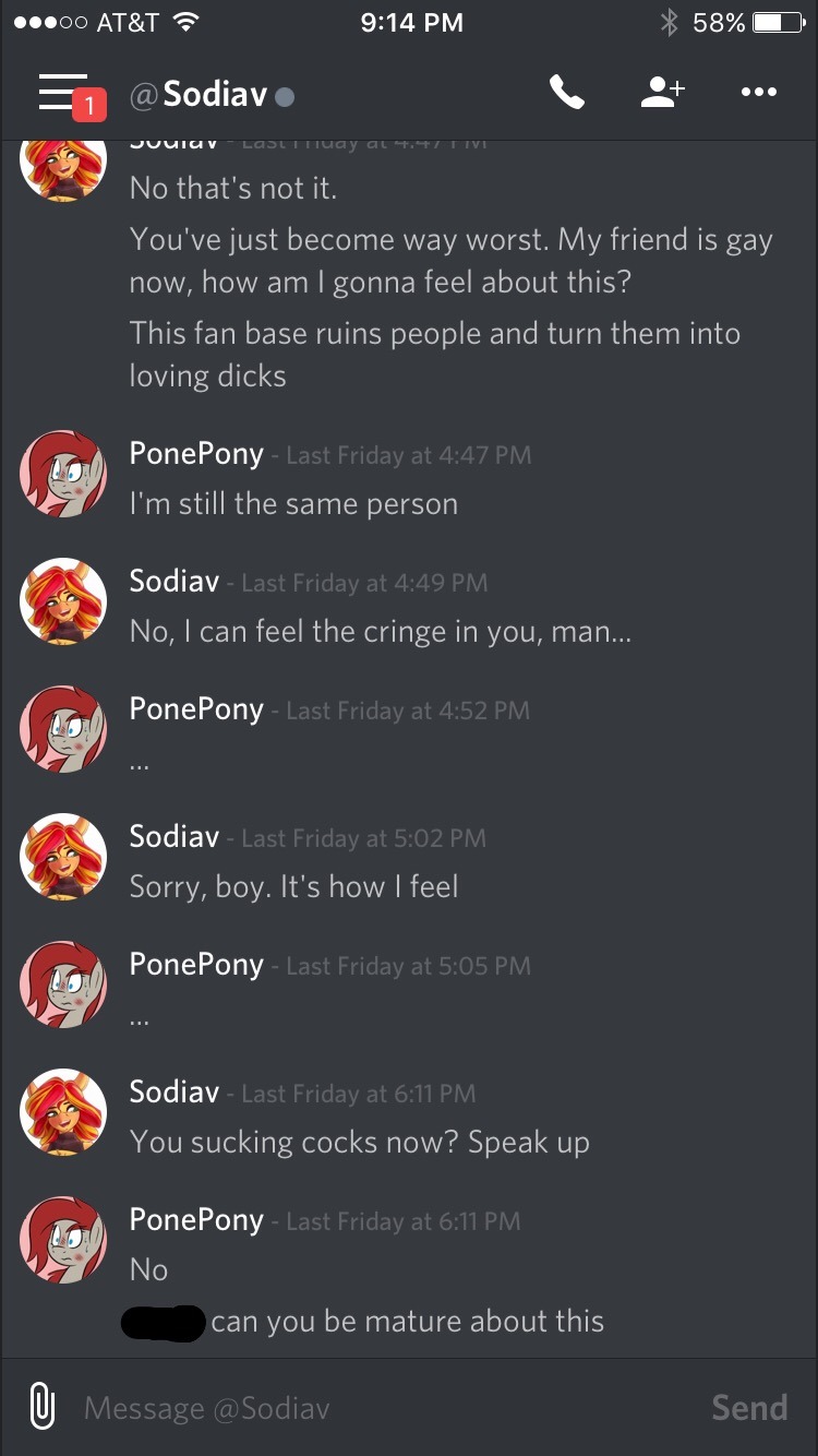 ponepony:I’ve known Sodiav for about a year now and from what started as a close