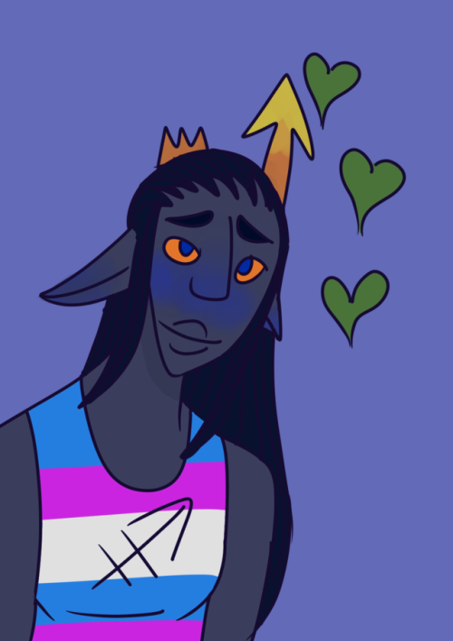 Can you believe Equius Zahhak is a trans girl in canon? I love her (Ps: can you guess who shes look