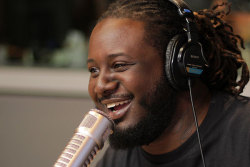 highkeygay:  T-Pain says he knows artists who won’t collaborate with Frank Ocean because he is gay. Hip Hop music has long had its struggles with homophobia. From Eminem’s earlier controversial lyrics on the subject to the reaction to singer Frank