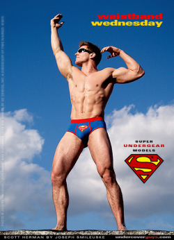 undercoverguys:  Waistband Wednesday: SUPERMEN!The right undies make everyone feel like Superman®! So for Mike and anyone else dealing with wildfires and natural disasters, here are 6 SUPER men in Superman® undies to save your spirits. Josh Banks and