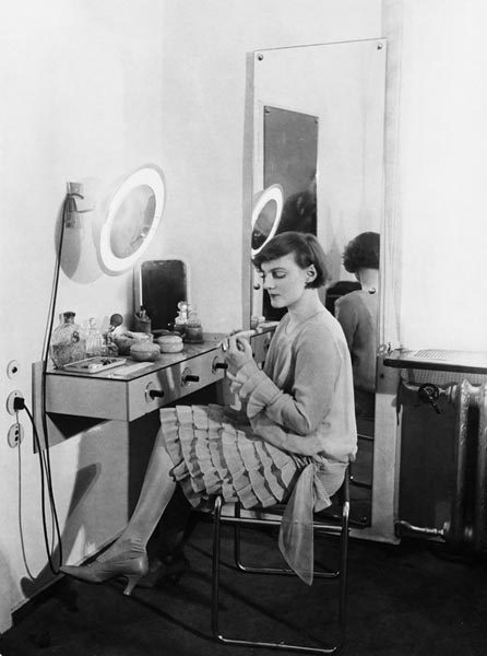 Mrs Piscator at her dressing table, photo: Sasha Stone (1895–1940), Germany, 19