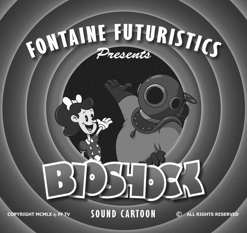 assorted-goodness:  Bioshock Black and White Created by Szymon 