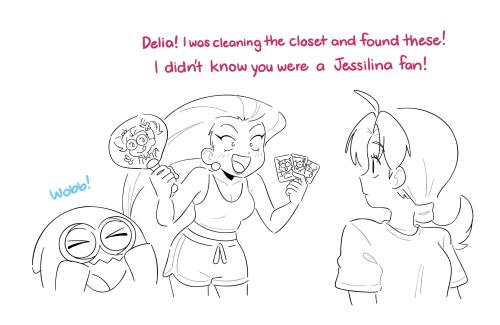 Yamujiburo:  An Anon Mentioned They Thought It’d Be Cute If Delia Was A Big Jessilina