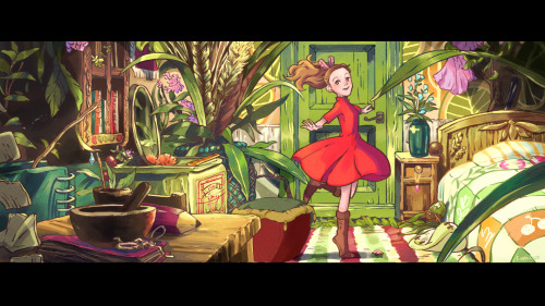 The secret world of Arrietty ! Ghibli redraw challenge .