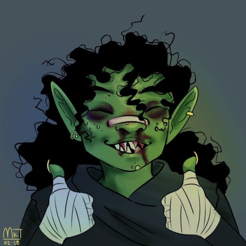 criticalrole-described: misskaterinat: Throwback to the time when Caleb had to punch Nott in the fac