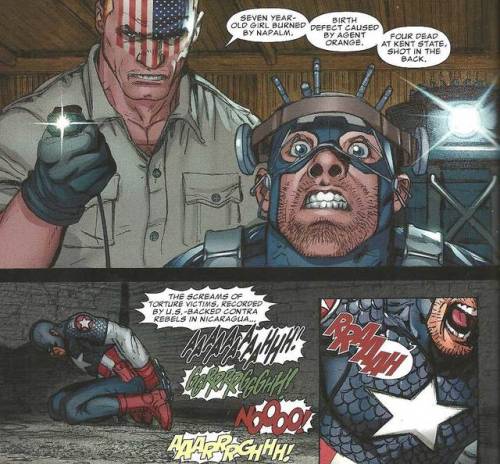 Captured Captain America was tortured - drug, brainwash, hang, electrify, waterboarding, beaten, and