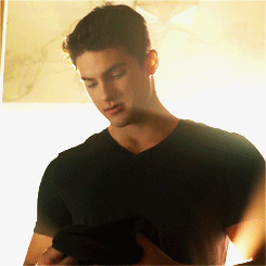 sceoblog:Theo holding Scott’s shirt in The Last ChimeraBecause on good days he looks like he regrets
