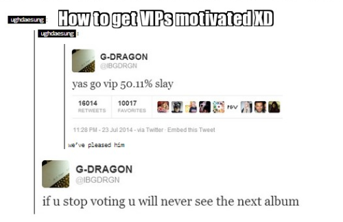 kpoptimeout: Voting motivation, G-Dragon Style.