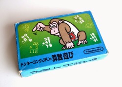 iamsoretro:  Donkey Kong Jr. no Sansuu Asob for Famicom Check out the full details here.  Images by Bryan Ochalla