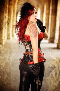 wondrous-beauties:  Miss Deadly Heartland Photography: Jochen H. Schmidt Corset: Kitty Cut - Freaky Fashion Design 