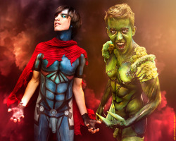 colorfulmen:  Wiccan and Hulkling together