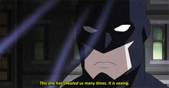 noxvella:  count-of-cagliostro:  Okay for reference, Batman can’t see the shades