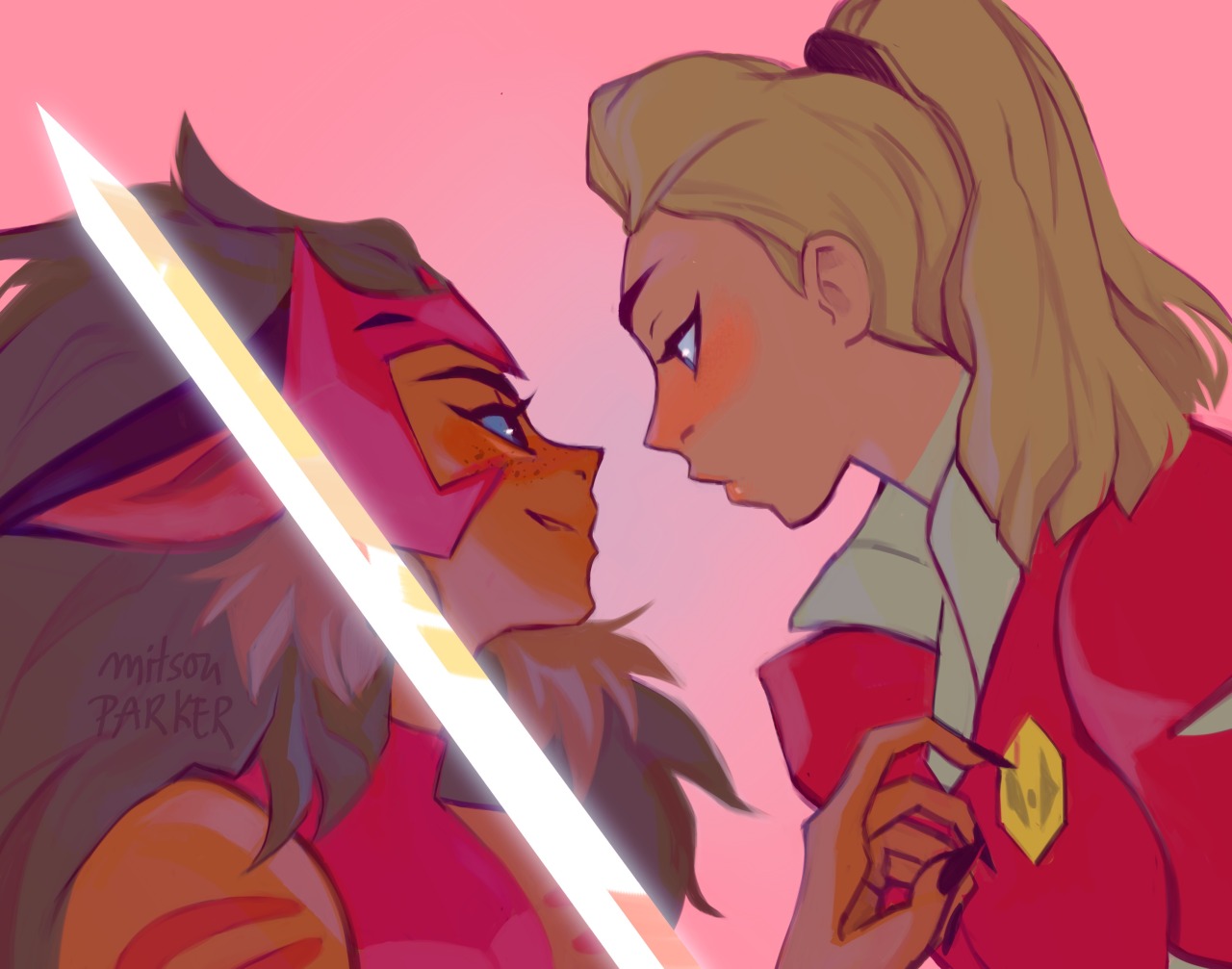 mitsouparker: “This is not because I like you.”  