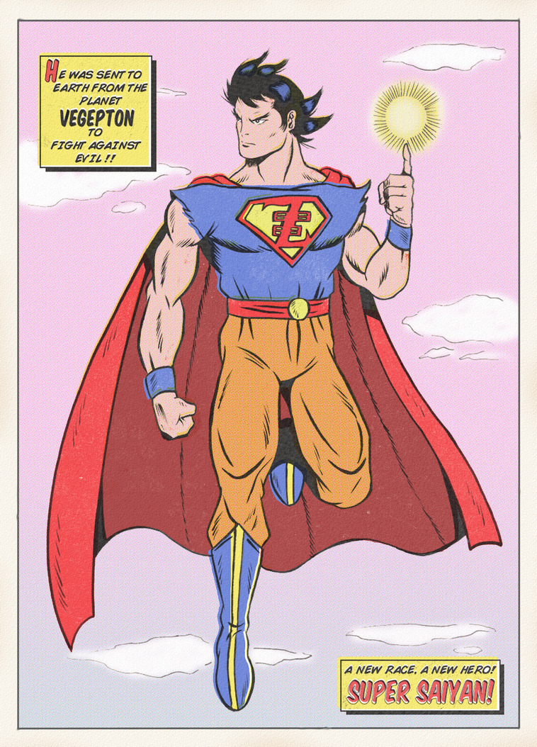 betaruga:  DBZ Silver Age Comic Tributes by kickass artist PaintMarvels!Posted with