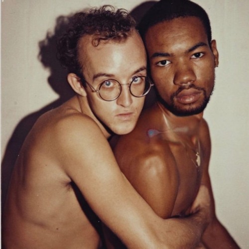 luz-natural:  Andy Warhol captures  Keith Haring and Juan Dubose