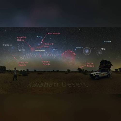 A Kalahari Sky - annotated #nasa #apod porn pictures