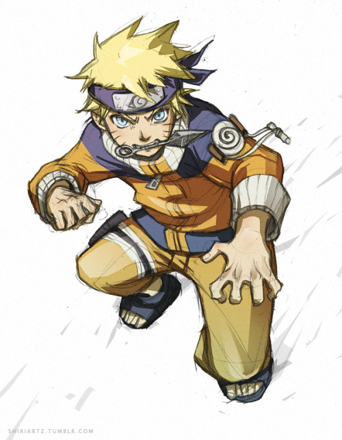 I love how young Naruto used to look like a kitty, it’s so cute