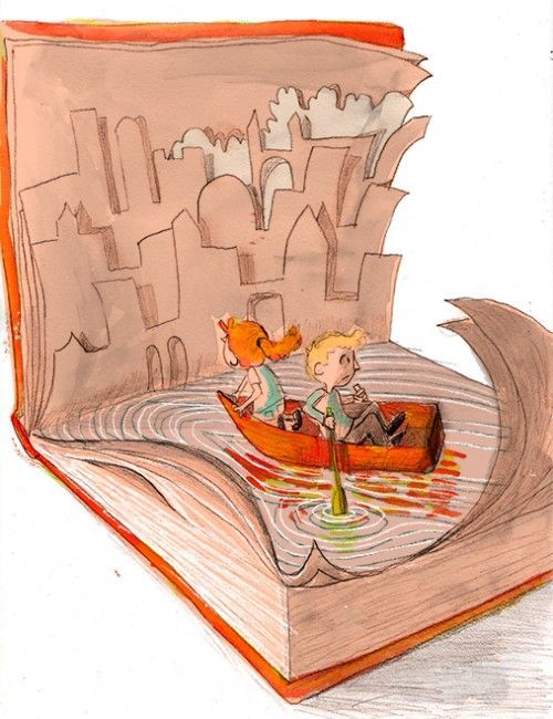 #Ilustración de LecturImatges: la lectura en imatges