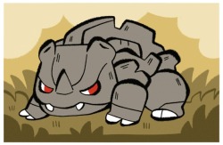 billfrancois: #111 - Rhyhorn / #112 - Rhydon