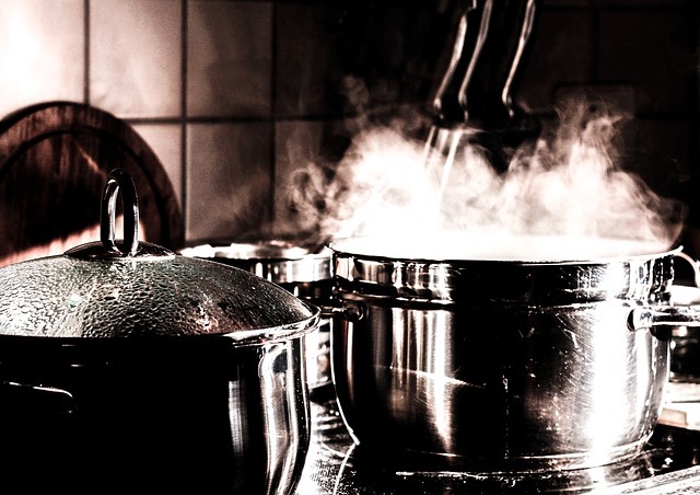  Juego de utensilios de cocina – 15 piezas de uso con cualquier  estufa u horno, juego de utensilios de cocina antiadherentes de acero  inoxidable superior, juego de ollas y sartenes antiadherentes