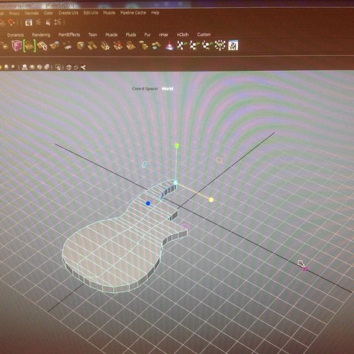 starting my #3dmodelling finalllll #3dmodel #bass #guitar #buymeone #irl #pls #beckmongolianchopsqua