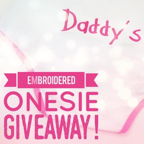 GIVEAWAY ALERT!!  ⭐️ ⭐️ We’re giving away a free embroidered onesie to one lucky follower!!! In orde