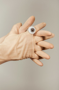 amalgammaray: Antique Prosthetic Eyes Rings,