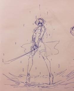 riocakes:  Gesture drawings with 2B