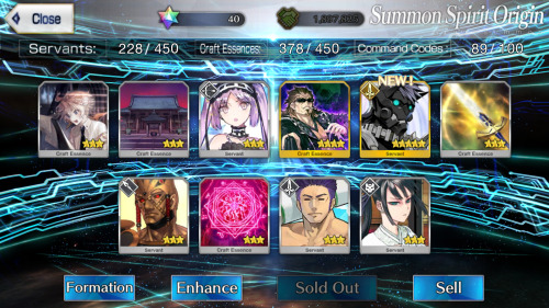 I used a summon ticket on Scathach’s banner, and got Deermud, instead. I used 3SQ on Enma’s banner, 