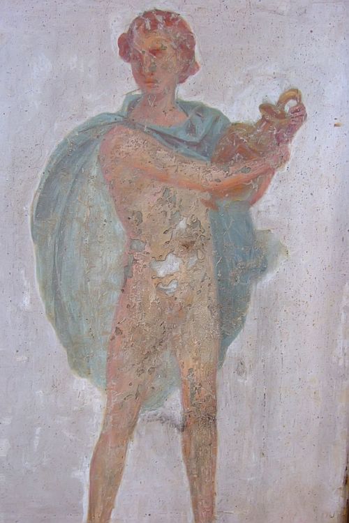 ancientart: A collection of ancient Roman frescos recovered from Vesuvian Ash in Stabiae, 1st c