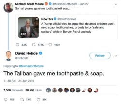 backpackfullofplums:In case you aren’t familiar, Michael Scott Moore and David Rohde are both journalists. Moore was held by Somali pirates for 977 days. Rohde was held captive by the Taliban for 7 months after being abducted in Afghanistan. 