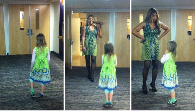 thebobblehat:
“khansfringe:
““ What Happened When This 7-Year-Old Trans Girl Met Laverne Cox?
”
Made my day a bit brighter. I love Laverne.
”
It looks like a duck and her duckling
”