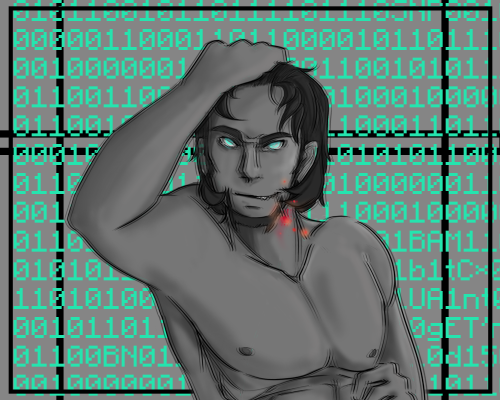 deltaink:  vccraziness:  seriouslynotpaul:  -lemongrab scream- I DID THE THING.  Brineary © Deltaink  WARNING: seeing his pretty body makes your eyes hurt. Literally. On purpose because he’s glitchy MY EYES, JESUS.  *jaw drops*  well hello there