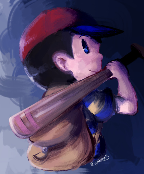 yattermang: a ness doodle i felt like making now that classes are pretty much over 