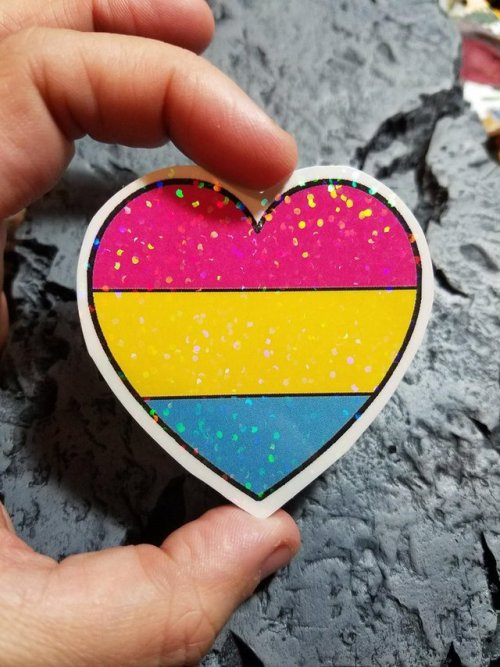 magicalshopping: ♡ Holographic Pansexual Pride Sticker ♡