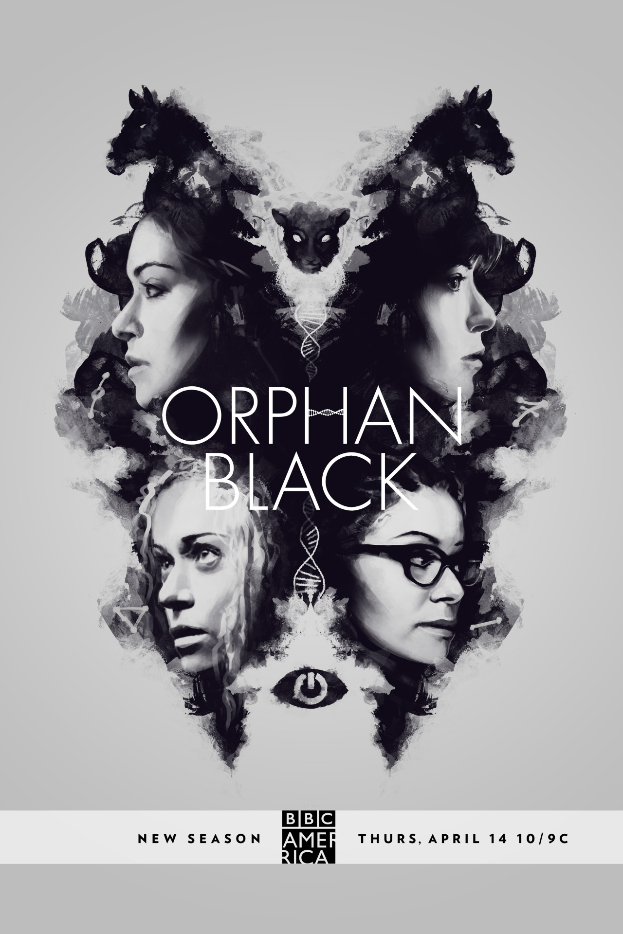 We’re obsessed with the fan-designed poster for Orphan Black season 4“The Clone Club is getting a Rorschach remix thanks to graphic artist Jeff Langevin, whom EW can exclusively announce as the winner of BBC America’s Oprhan Black poster design...