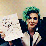 rosaliezack:  Hayley Williams + blue hair. 