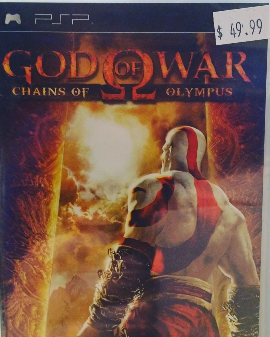 SEALED God of War Chains of Olympus available today! Why wait for Ragnarok when you can play a new old adventure with Kratos today?

#hudsonsvideogames #hudsonsvideogamesoviedo #psp #sony #godofwar #chainsofolympus #playstation #ps4 #ps5 #gow #godofwarragnarok #videogames #retrogames  (at Oviedo Mall)
https://www.instagram.com/p/ChARKp7u4S-/?igshid=NGJjMDIxMWI=