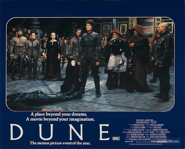 dunequotes:  Dune Movie Theater Lobby Cards from 1984 
