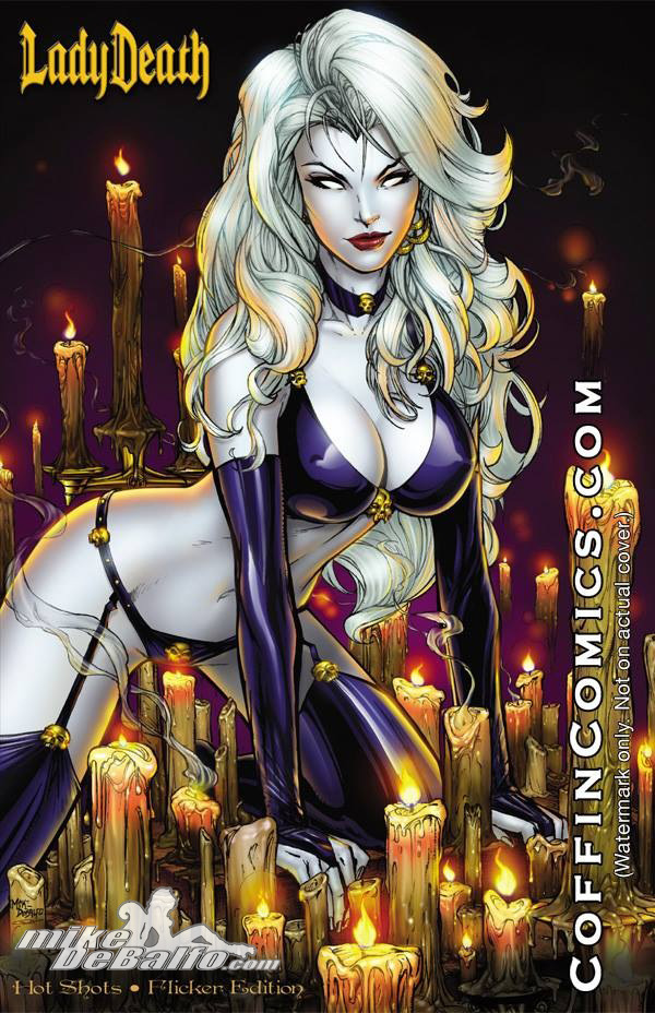 comicbookwomen:  comicbookwomen: Lady Death-Mike DeBalfo (colors on corner image