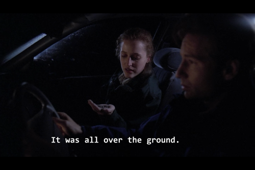 gaymaul-archive:mulder and scully don’t know what dirt is
