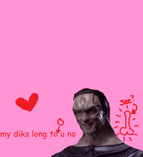 Here’s some Creepy Dukat valentines for your happiness and fright~Have a nice day~